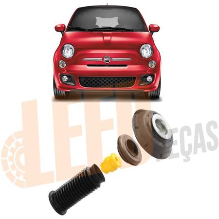 Imagem de Kit Batente Coxim Amortecedor Dianteiro Fiat 500 Cinquecento 2011 2012 2013 2014 2015 2016 Mexicano