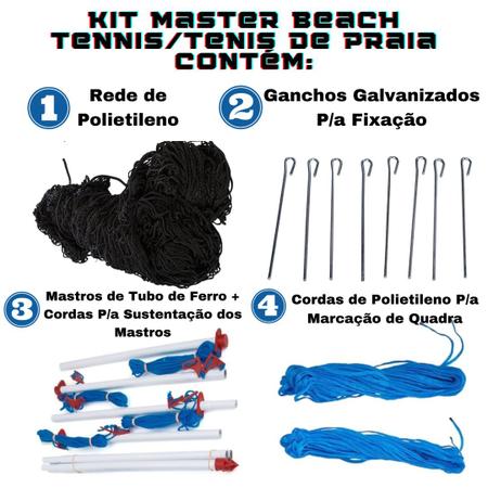 Kit C/2 Raquetes Beach Tennis/Tenis de Praia + 3 Bolas - Vollo - Bola de  Beach Tênis - Magazine Luiza