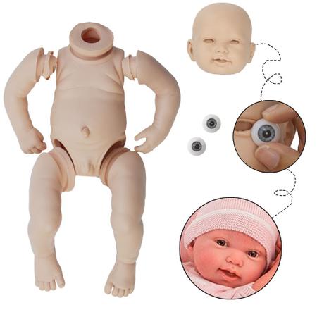 Boneca Bebê Reborn Menino 47 Cm Silicone - 10x Sem Juros