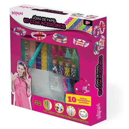 Kit beleza Fashion Teen Maquiagem Esmalte Barbie Bolsa Infantil