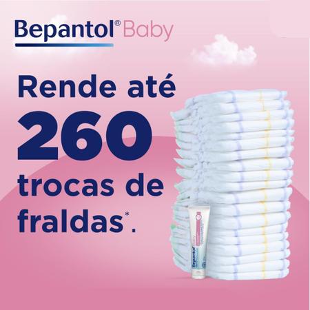 Imagem de Kit Bepantol Baby Creme Contra Assadura 60g + Lenço Umedecido 48 unidades