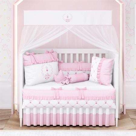 Quarto Bebê Menina Rosa Clássico 17Pçs Grão de Gente - Kits Enxoval para  Berço - Magazine Luiza