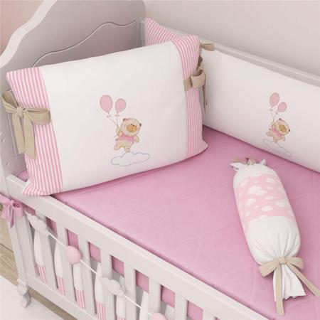 Quarto Bebê Menina Rosa Clássico 17Pçs Grão de Gente - Kits Enxoval para  Berço - Magazine Luiza