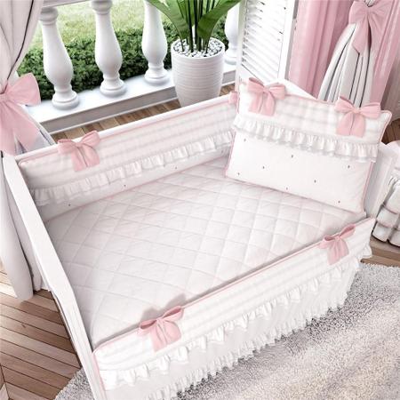 Quarto Bebê Menina Rosa Clássico 17Pçs Grão de Gente - Kits Enxoval para  Berço - Magazine Luiza