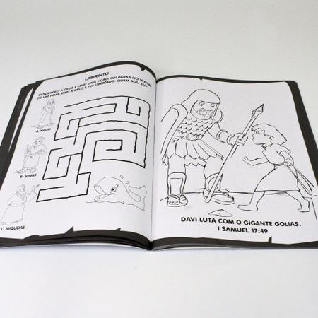 Histórias da Bíblia - Livro de Atividades Infantil - Passatempos, jogos dos  erros, caça-palavras, desenhos para colorir