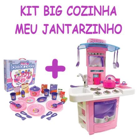Kit Completo Cozinha Mesinha Jogo de Talheres e Comidinha - Big Star  Brinquedos - Cozinha Infantil / de Brinquedo - Magazine Luiza