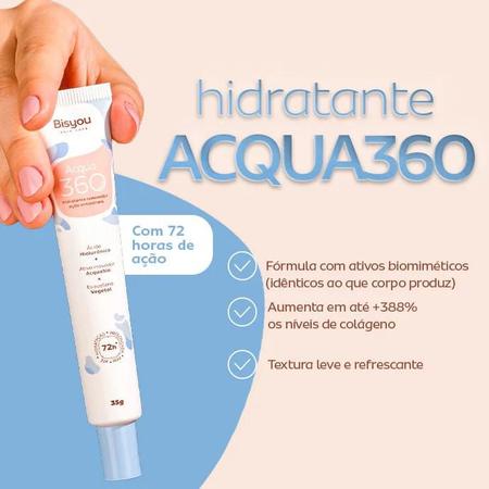 Imagem de Kit Bio Estimulador de Firmeza Para o Rosto, Sérum Facial, 30g + Hidratante Facial Acqua 360, 35g - Bisyou