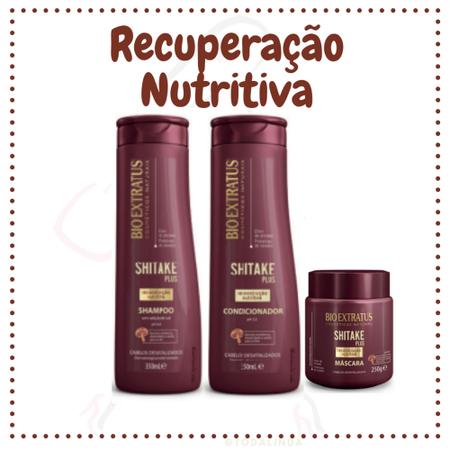 Bio Extratus Kit Shitake - Reconstrução 3 Itens