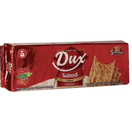Kit Biscoito Crackers DUX Golden Original Sodas (3 Pct) Imagem de Kit Biscoito Crackers DUX Golden Original Sodas (3 Pct)