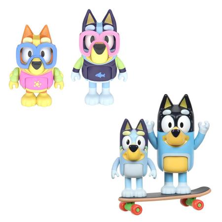 Bluey Story - Figure 2 Pack - Skateboarding