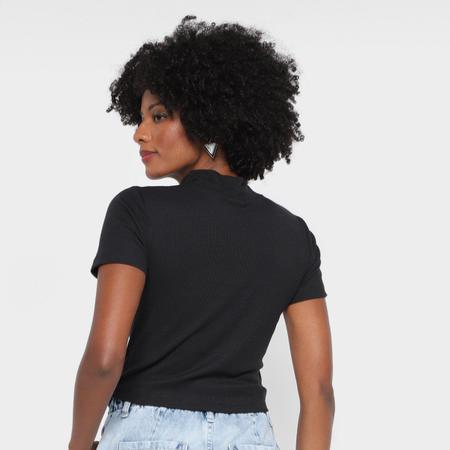 Imagem de Kit Blusa Cropped Shioó Gola Alta Feminina 3 Peças