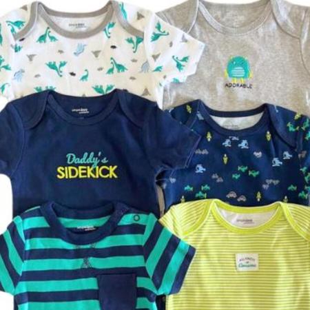 Imagem de Kit Body Masculino 6 Pecas Simple Joys  carters