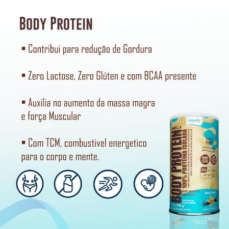 Imagem de Kit Body Protein Equaliv Cacau/Vanilha/Red