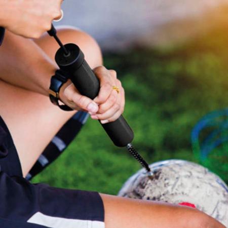 Imagem de Kit Bola América de Campo 59cm Tamanho 5 Bomba de Ar com Bico Atrio ES394