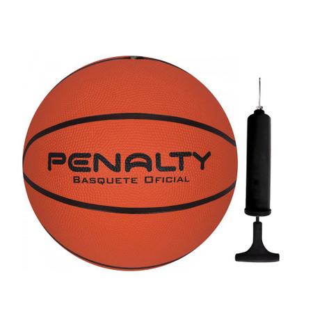 Imagem de Kit Bola Basquete Penalty Playoff IX + Bomba de Ar