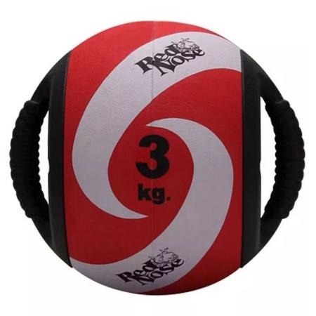 Imagem de Kit bola com peso / medicine ball com alça red nose  cd