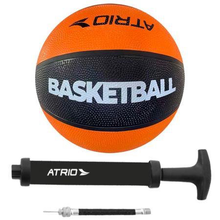 Kit Bola de Basquete n7 + Bomba de Ar Manual - Shop VR