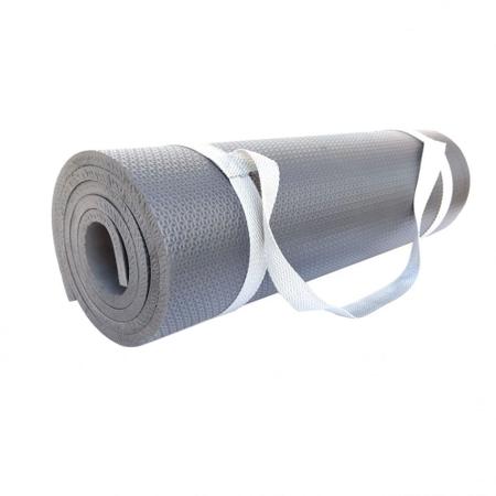 Imagem de Kit Bola Pilates 75cm + Colchonete Eva 1m com Alca Preto  Liveup 