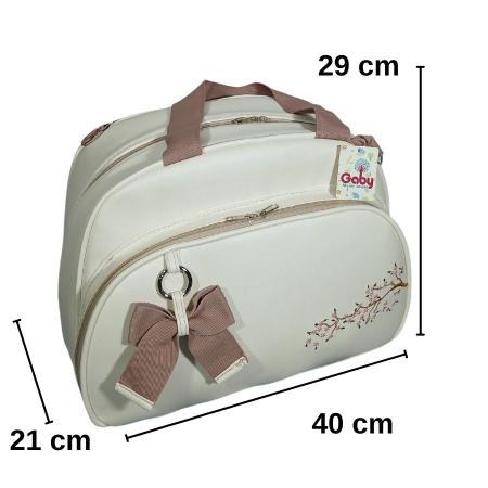 Imagem de Kit Bolsa De Maternidade 2 Peças Bolsa Grande E Mochila: Praticidade, Elegância e Qualidade para Gestantes