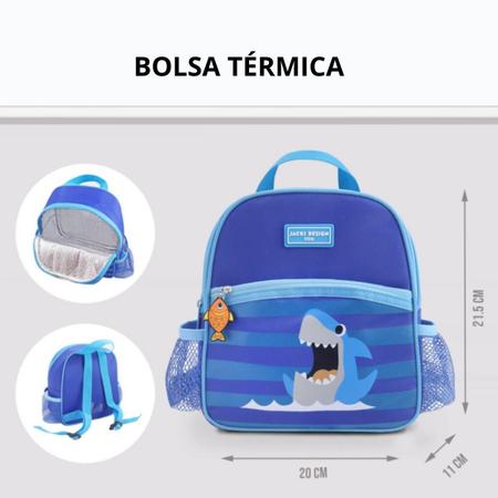 Lancheira Térmica Infantil Marmita Bolsa Escolar Pequeninos Jacki Design
