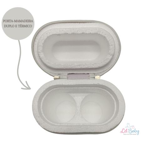 Kit bolsa maternidade 5 peças urso chevron menino + saida maternidade - LET BABY BOLSAS DE MATERNIDADE Imagem de Kit bolsa maternidade 5 peças urso chevron menino + saida maternidade