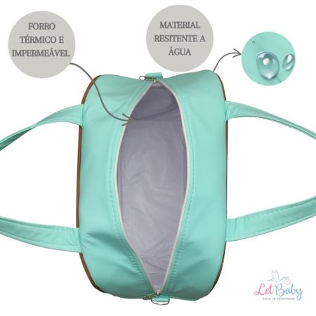 Kit bolsa maternidade 5 peças urso chevron menino + saida maternidade - LET BABY BOLSAS DE MATERNIDADE Imagem de Kit bolsa maternidade 5 peças urso chevron menino + saida maternidade