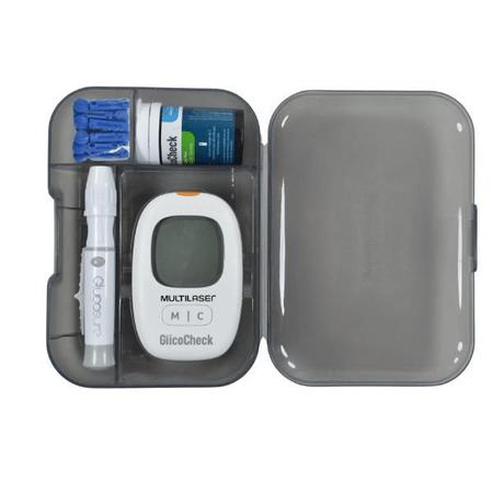 Imagem de Kit Bolsa Transparente Aparelho de Pressão Aneroide Medidor de Glicose Completo Enfermagem Premium