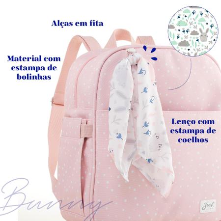 Mochila Maternidade Bebê Candy Bege - Just Baby - A maior Loja de