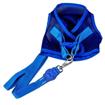 Kit Boné E Coleira Para Cães - Colete E Boné Aerado ul G - Nicapet Imagem de Kit Boné E Coleira Para Cães - Colete E Boné Aerado ul G