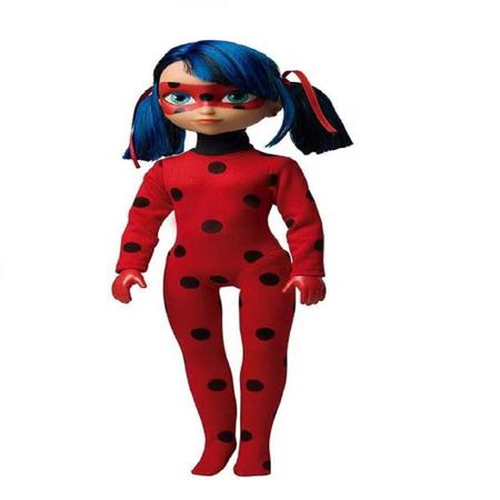 Kit Boneca Ladybug Ioiô + Boneco Miraculous Cat Noir - Baby Brink