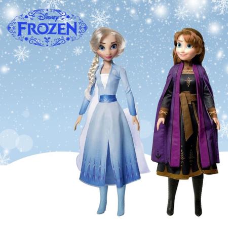 Boneca Frozen 2 Anna 55cm Disney Original Baby Brink - 1741 - Bonecas -  Magazine Luiza