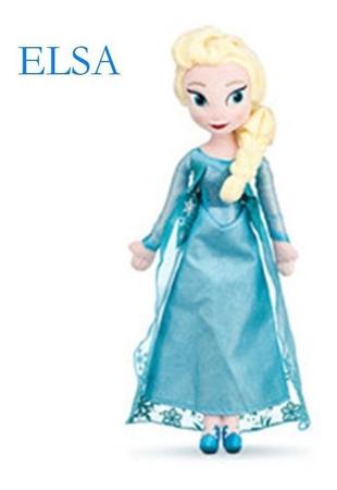 Kit Bonecas Anna E Elsa Frozen Pel cia Princesas Disney 40cm