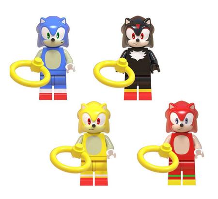 Kit C12 Sonic Bonecos Blocos De Montar Minifigure Lançamento