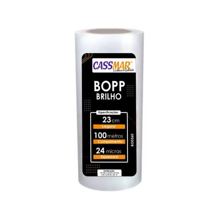 Imagem de Kit Bopp Brilho + Fosco A4 23cm X 100m Cassmar 02un