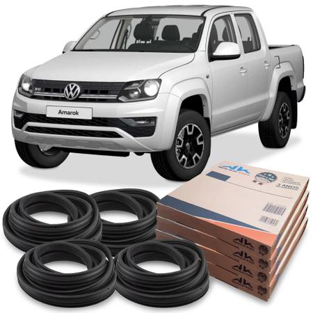 Imagem de Kit Borracha 4 Portas Guarnição Volkswagen Amarok