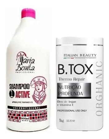 Imagem de Kit Botox Capilar Profissional Orgânico Sem Formol Amazon