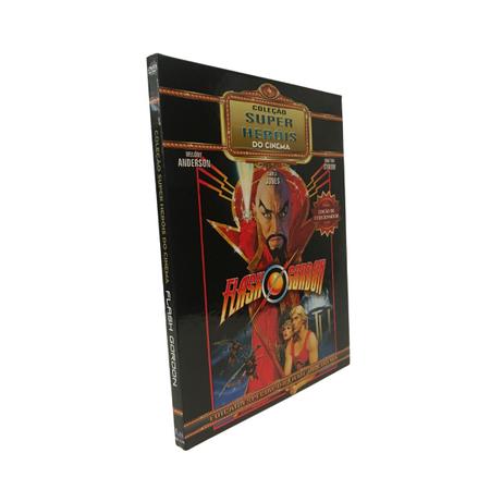 Imagem de Kit box slim flash gordon coleção super heróis do cinema - ed. colecionador + caneca