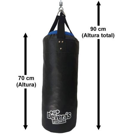 Imagem de Kit Boxe Saco de Pancada Cheio Profissional 70 cm + Par de Luvas Bate Saco Rosa Luvas de Boxe Rosa