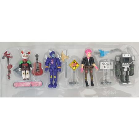 Kit 4 Bonecos Roblox The Usagi + Acessórios - 10cm em Promoção na