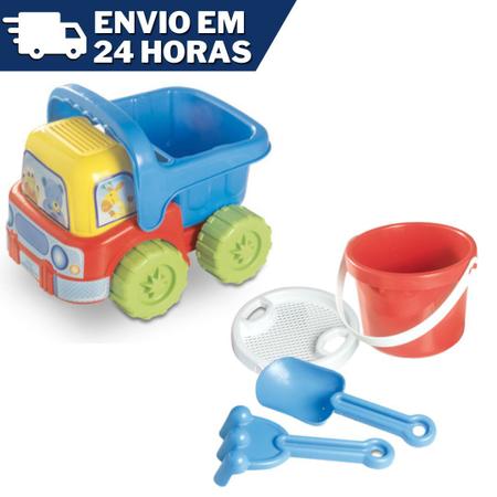 kit com 5 Baldinhos Surpresa leo o caminhao