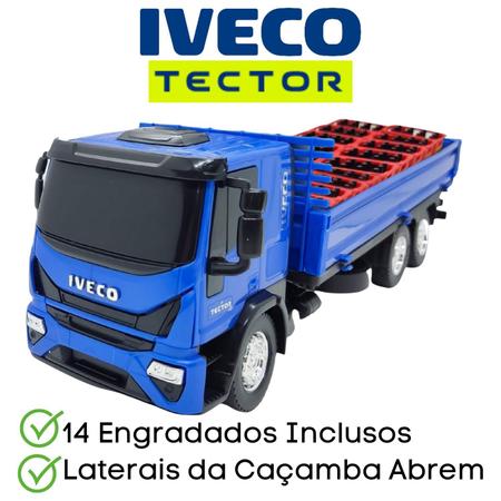 Brinquedos para Crianças / Primeira Viajem Caminhão Iveco Coletor de Lixo 