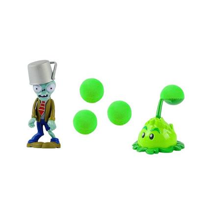 Plants Vs Zombies Kit C/4 Jogo Atira Bolinhas Pronta Entrega