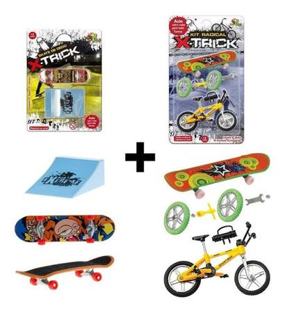 KIT BICICLETA E SKATE DEDO : Brinquedos educativos para 03 anos e