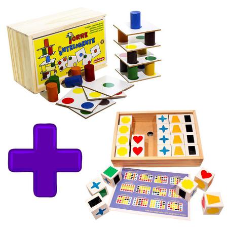 kit de Atividade estruturada jogo brinquedo educativo para