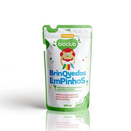 Imagem de Kit Brinquedos Limpinhos + Refil +  Limpa Azulejos e Banheirinhas Bioclub