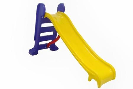 Imagem de Kit Brinquedos Playground Cama Elástica Pequena Pula Pula Trampolim 1,83m + Escorregador Infantil Médio 3 Degraus