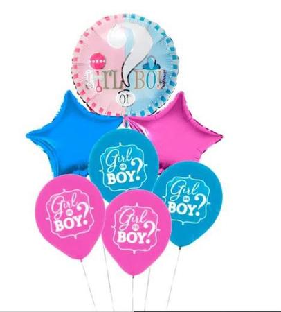 Kit decoração chá revelação Girls Boy - Party Time - Kit Decoração de Festa  - Magazine Luiza