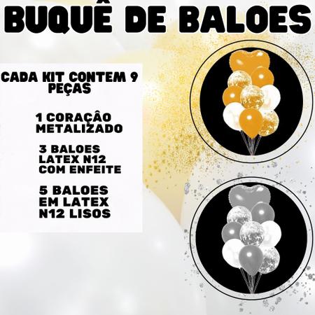 Imagem de Kit Buque De Baloes Festa Decoraçao Aniversario