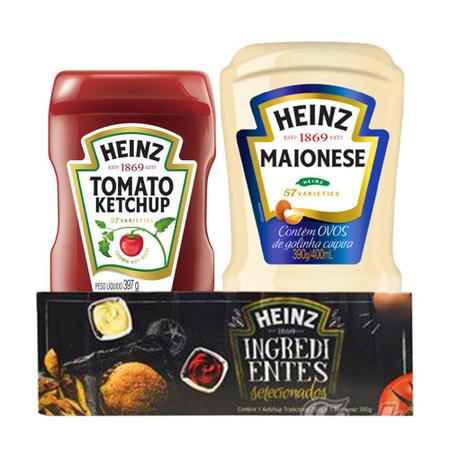 Imagem de Kit Burger Pack Ketchup e Maionese - Heinz