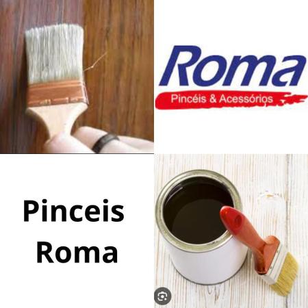 Imagem de Kit C/ 10 Pinceis Trincha Roma Gold 317 1"